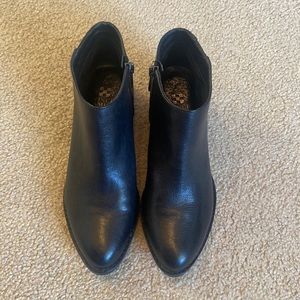 Vince camuto black booties